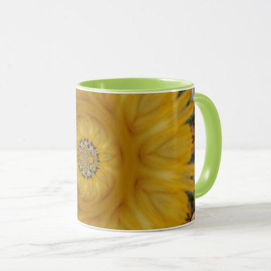 Nieuwste Afrikaanse Traditionele Zonnebloem Art Pr Mok (Voorkant rechts)