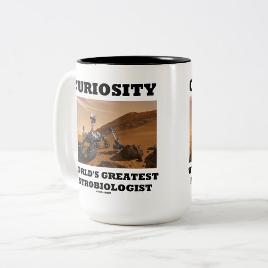 Nieuwste astrobioloog ter wereld tweekleurige koffiemok (Voorkant links)