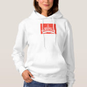 Nieuwste beste wensen voor Christmas Monogram Hood Hoodie (Voorkant)