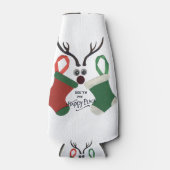 Nieuwste beste wensen voor kerstmis flesjeskoeler (Voorkant)