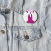 Nieuwste borstkankerwaarschuwing lint ronde button 5,7 cm (In situ)