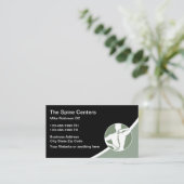 Nieuwste Chiropractor Afspraak Visitekaartjes (Staand voorkant)