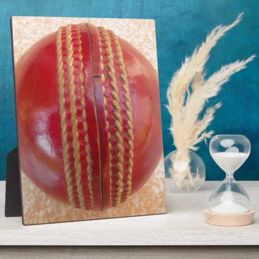 Nieuwste cricket Red Ball Fotoplaat (Zijkant)