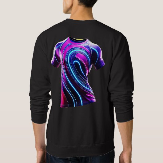 Nieuwste Design Mannen basic sweatshirt (Achterkant)