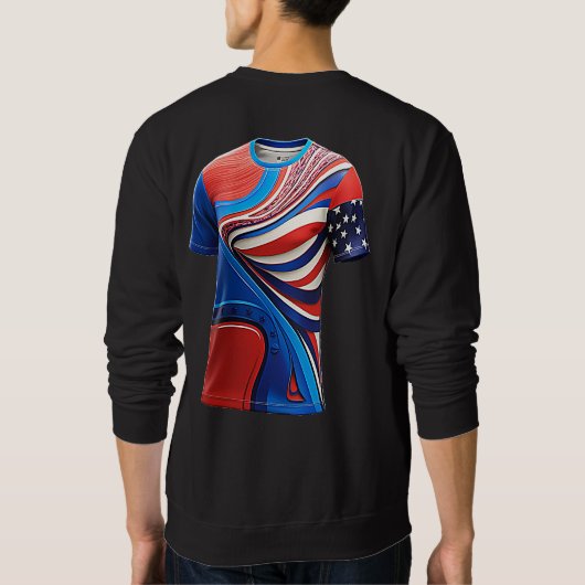 Nieuwste Design Mannen basic sweatshirt (Achterkant)