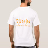 Nieuwste DjJonjon-Shirt T-shirt (Achterkant)