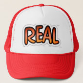 Nieuwste echte tekstontwerp trucker pet (Voorkant)