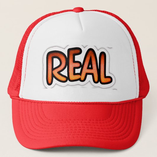 Nieuwste echte tekstontwerp trucker pet (Voorkant)