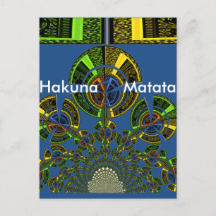 Nieuwste edgy Afrikaanse Maasai Tribal cultuur pat Briefkaart