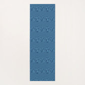 Nieuwste geometrische saffierkaleidoscoop yogamat (Achterkant)