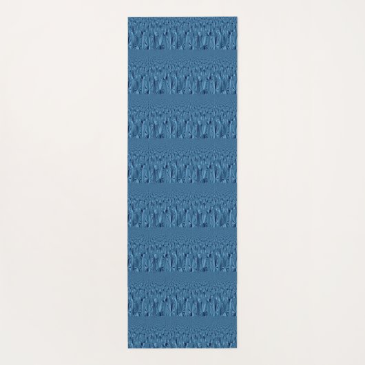 Nieuwste geometrische saffierkaleidoscoop yogamat (Achterkant)