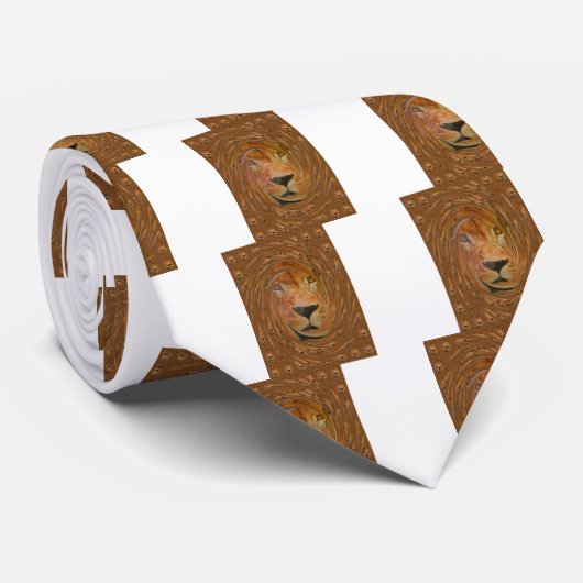 Nieuwste glimlach op Lion Stropdas (Opgerold)
