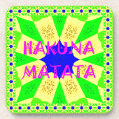 Nieuwste Hakuna Matata: prachtig wonderbaarlijk de Bier Onderzetter (Voorkant)