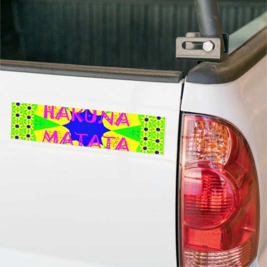 Nieuwste Hakuna Matata: prachtig wonderbaarlijk de Bumpersticker (Op Truck)