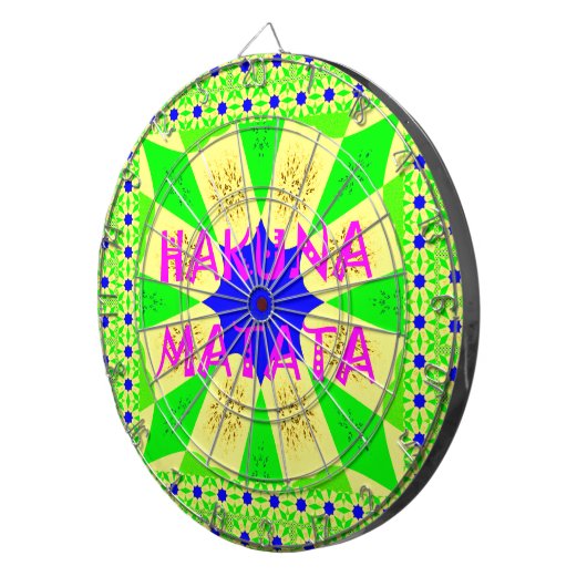 Nieuwste Hakuna Matata: prachtig wonderbaarlijk de Dartbord (Voorkant Rechts)