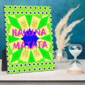 Nieuwste Hakuna Matata: prachtig wonderbaarlijk de Fotoplaat (Zijkant)