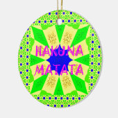 Nieuwste Hakuna Matata: prachtig wonderbaarlijk de Keramisch Ornament (Links)