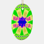 Nieuwste Hakuna Matata: prachtig wonderbaarlijk de Keramisch Ornament (Rechts)