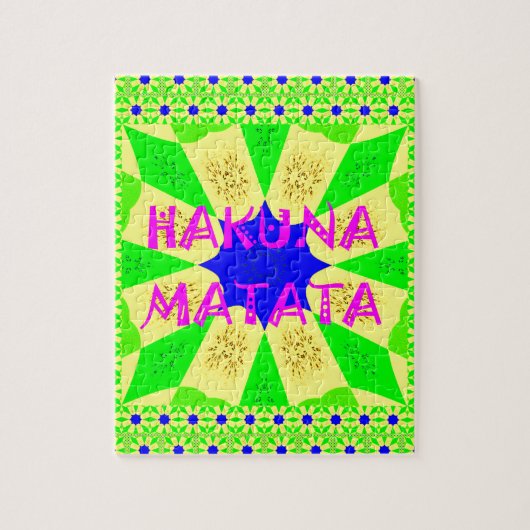 Nieuwste Hakuna Matata: prachtig wonderbaarlijk de Legpuzzel (Verticaal)