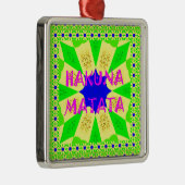 Nieuwste Hakuna Matata: prachtig wonderbaarlijk de Metalen Ornament (Rechts)