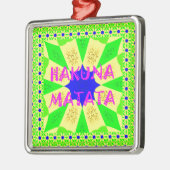 Nieuwste Hakuna Matata: prachtig wonderbaarlijk de Metalen Ornament (Links)