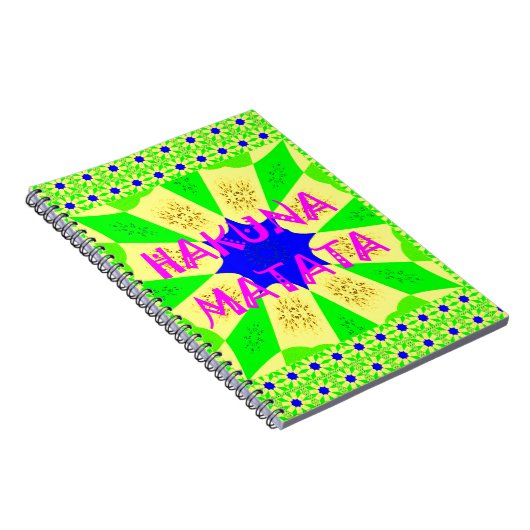 Nieuwste Hakuna Matata: prachtig wonderbaarlijk de Notitieboek (Rechterzijde)