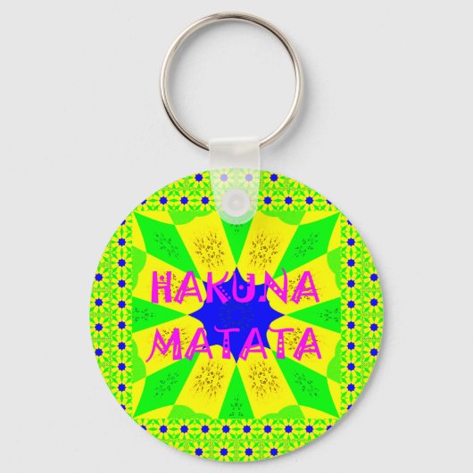 Nieuwste Hakuna Matata: prachtig wonderbaarlijk de Sleutelhanger (Voorkant)