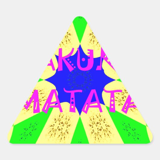 Nieuwste Hakuna Matata: prachtig wonderbaarlijk de Sticker (Voorkant)