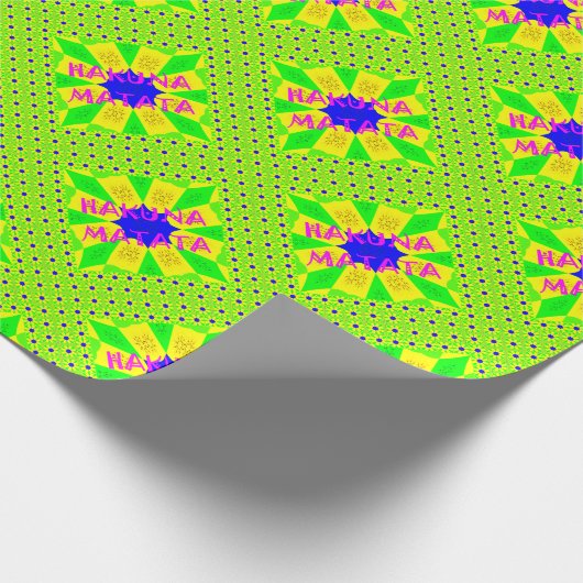 Nieuwste Hakunamatata Prachtige verbazingwekkende  Cadeaupapier (Hoek)