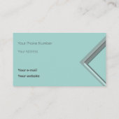 Nieuwste Ice Geometric Triangle-vormen Visitekaartje (Achterkant)