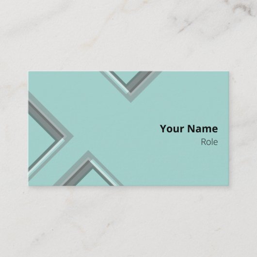 Nieuwste Ice Geometric Triangle-vormen Visitekaartje (Voorkant)