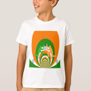 Nieuwste Indiase cricketideeën T-shirt