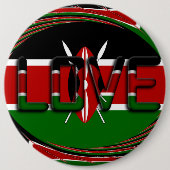 Nieuwste Kenya Pinback-Button Ronde Button 6,0 Cm (Voorkant)