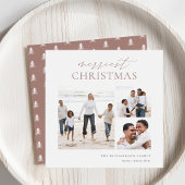 Nieuwste kerst met kerst Elegant 3 Foto Collage Feestdagenkaart