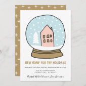 Nieuwste kerstbericht feestdagenkaart (Voorkant / Achterkant)