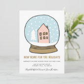 Nieuwste kerstbericht feestdagenkaart (Staand voorkant)