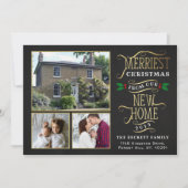 Nieuwste kerstdag 3 Foto Feestdagenkaart (Voorkant)