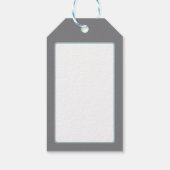 Nieuwste kerstfeestdag foto cadeaulabel (Achterkant)