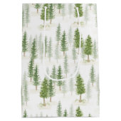 Nieuwste kerstfeestdagen in de Waterverf Medium Cadeauzakje (Achterkant)