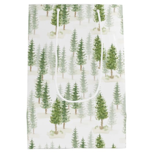 Nieuwste kerstfeestdagen in de Waterverf Medium Cadeauzakje (Achterkant)