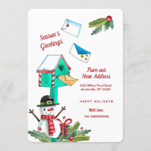 Nieuwste kerstmailbox kaart