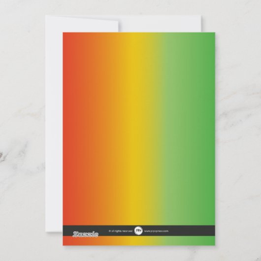 Nieuwste kerstviering 2 x 2 feestdagenkaart (Achterkant)