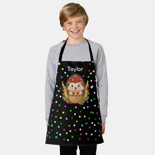 Nieuwste kinder aprons egel schort (Gedragen)