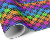 Nieuwste, kleurrijke reflectielijn cadeaupapier (Rol Hoek)
