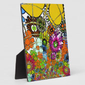 Nieuwste Kleurrijke Verbazingwekkende Bloemenpatro Fotoplaat (Zijkant)