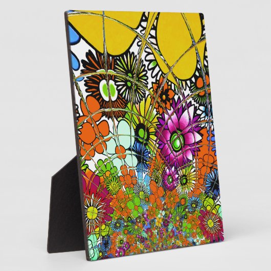 Nieuwste Kleurrijke Verbazingwekkende Bloemenpatro Fotoplaat (Zijkant)