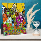 Nieuwste Kleurrijke Verbazingwekkende Bloemenpatro Fotoplaat (Zijkant)