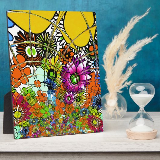 Nieuwste Kleurrijke Verbazingwekkende Bloemenpatro Fotoplaat (Zijkant)