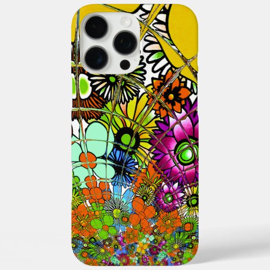 Nieuwste kleurrijke, verbluffende bloemetjesvormen Case-Mate iPhone case (Achterkant)