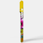 Nieuwste kleurrijke, verbluffende bloemetjesvormen Case-Mate iPhone case (Achterkant / Links)